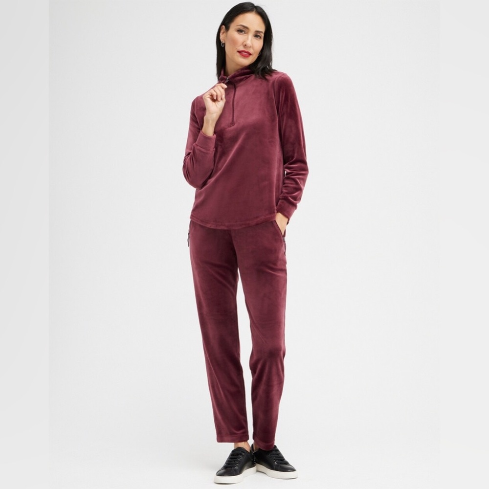 Chico’s Zenergy Velour Tracksuit